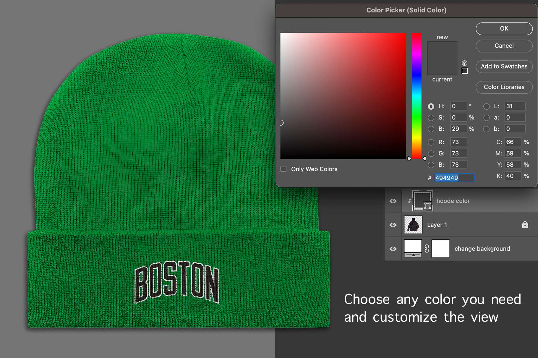 Beanie Mockup PSD hat Template by Nabil Hlioua on Dribbble