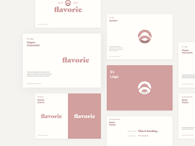 Flavorie – Brand guidelines branding chocolate design graphic design identity illustration logo ui vector
