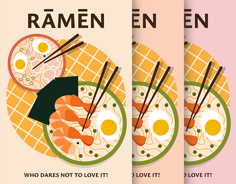Poster design | Ramen illustration adobe illustrator art illustration banner banner design brand designer brand identity branding design food illustration graphic design graphic designer illustration logo poster poster design ramen sticker pack stickers vector vector art
