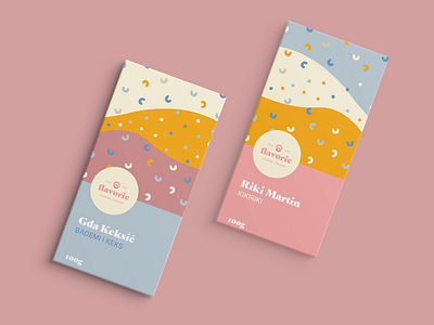 Flavorie Chocolate – Packaging design brand branding chocolate design identity illustration logo packaging ui vector