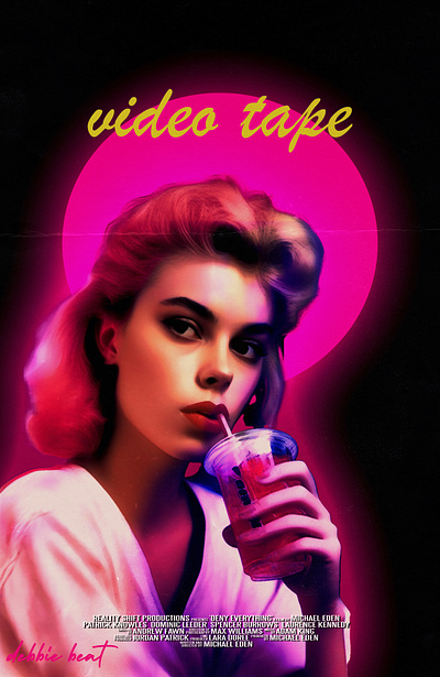 VIDEO TAPE 80s graphic design retro synth video tape