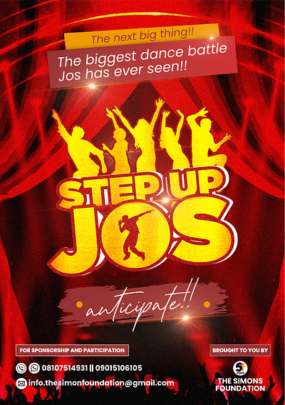 Design for Step Up Jos graphic design