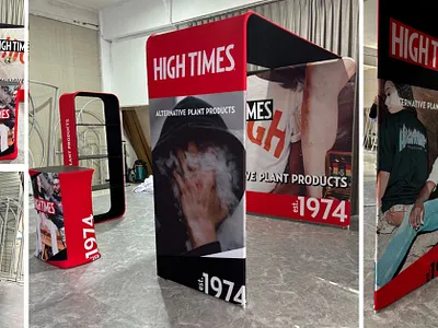High Times Trade Show Booth Design