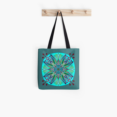 Hue Tote Bag design findyourthing gift illustration mandala pattern print product