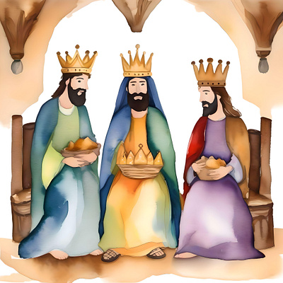 Epiphany or Three Kings Day D - January 6 artwork