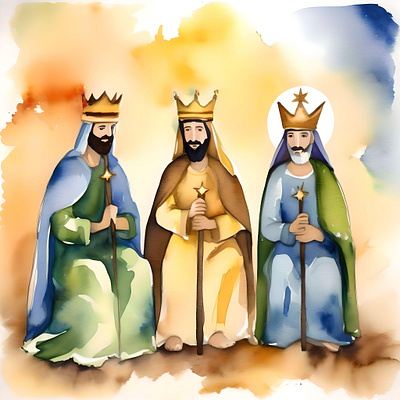 Epiphany or Three Kings Day E - January 6 artwork