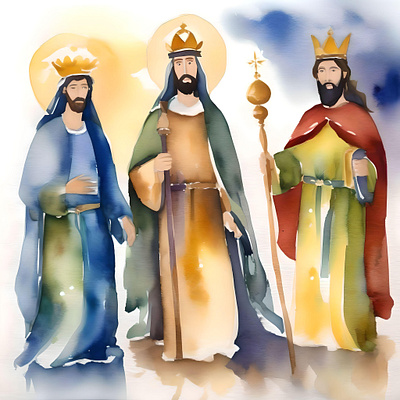 Epiphany or Three Kings Day F - January 6 artwork