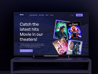 Star Cineplex Website Redesign cinemaexperience engagingdesign entertainmentui entertainmentwebsite filmlovers interactiveui moviedesign simplifieddesign starcineplex uiuxdesign userexperience userfriendly visualappeal webui