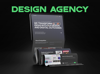Agency Website Design 3d abstract agencywebsite animation branding corporate creative design graphic design logo motion graphics ui uidesign uiux webui