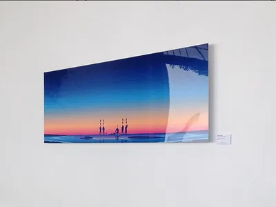 The Tender Defeat adobe illustrator aluminum painting calm digital painting fine art mystic ocean spiritual sunset vector