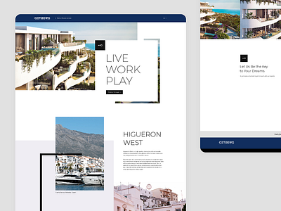 Higueron West – Landing Page getberg landing page lead generation marketing online real estate web design