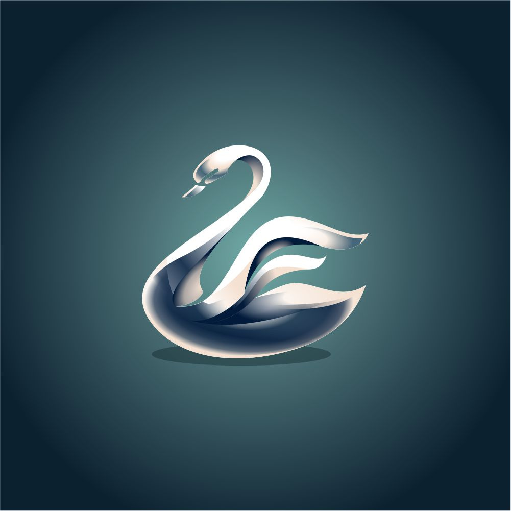 Glass Swan Logo By Insfire On Dribbble