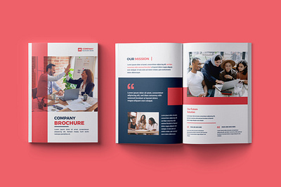 Company Brochure Design annual report brand guidelines brand identity brand kit brand promotion branding brochure business proposals company brochure company profile design design flyer graphic design illustrator minimalistic white paper