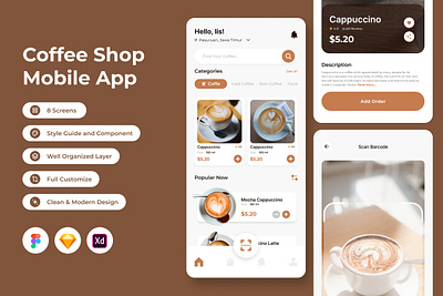 MyCaffe - Coffe Shop Mobile App cafe