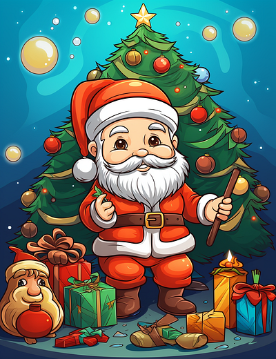Christmas Coloring Pages for Kids 7