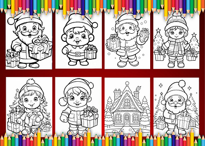 Christmas Coloring Pages for Kids 2