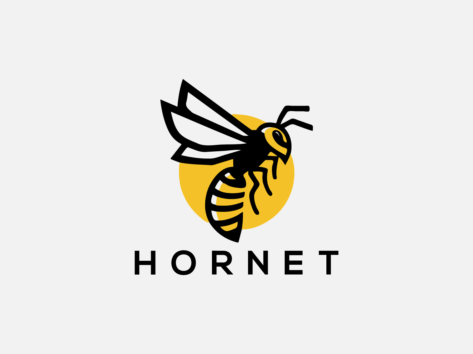 Hornet Logo By Hussnain Graphics On Dribbble