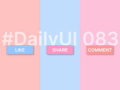 DailyUI 080 - Buttons branding ui