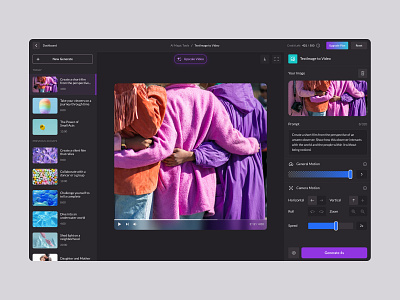 Text+Image to Video Generator ai ai generator generator ai image generator machine learning product desgin text generator ui uiux video ai generator video generator
