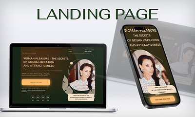 Landing page for psychologist design graphic design product design ui ux webdesign