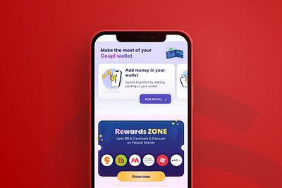 Fintech app for couples app concept banner design financial fintech gamification home page ideas landing page loyalty money reward saving ui user interface ux