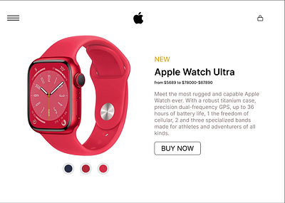 Apple Watch Simple UI Design apple watch design prototype ui watch ui wireframes