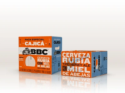 BBC SPECIAL BEER PACK WITH CUP HOLDERS artioscad design graphicdesign illustrator packaging packagingdesign prepress