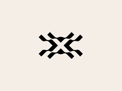 X logo abstarct black branding company creative design geometric graphic design illustration letter line logo logofolio mark modern portfolio vector wave x