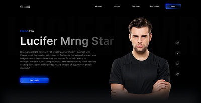 Portfolio Template design idea hrader personal portfolio portfolio qrius uiux