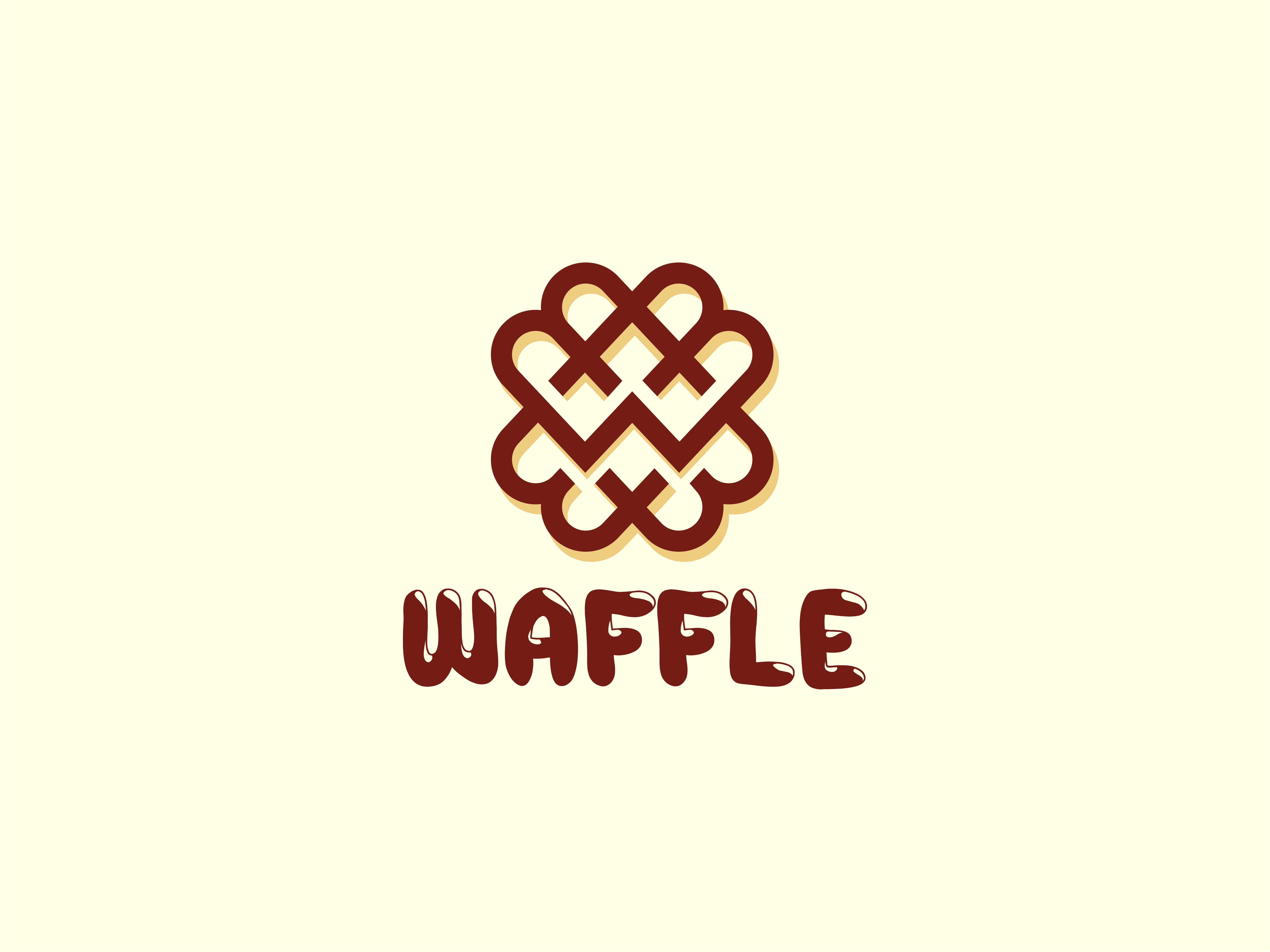 Waffle Butter Breakfast Logo | BrandCrowd Logo Maker | BrandCrowd