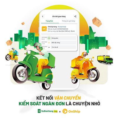 Sun Design: Deliver service was cooperated ads banner branding design graphic design illustration logo poster thietke ui
