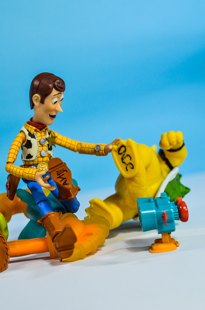 Revoltech Woody No.010 Figure action figure action figure photoshoot toy photography toy story woody toy story