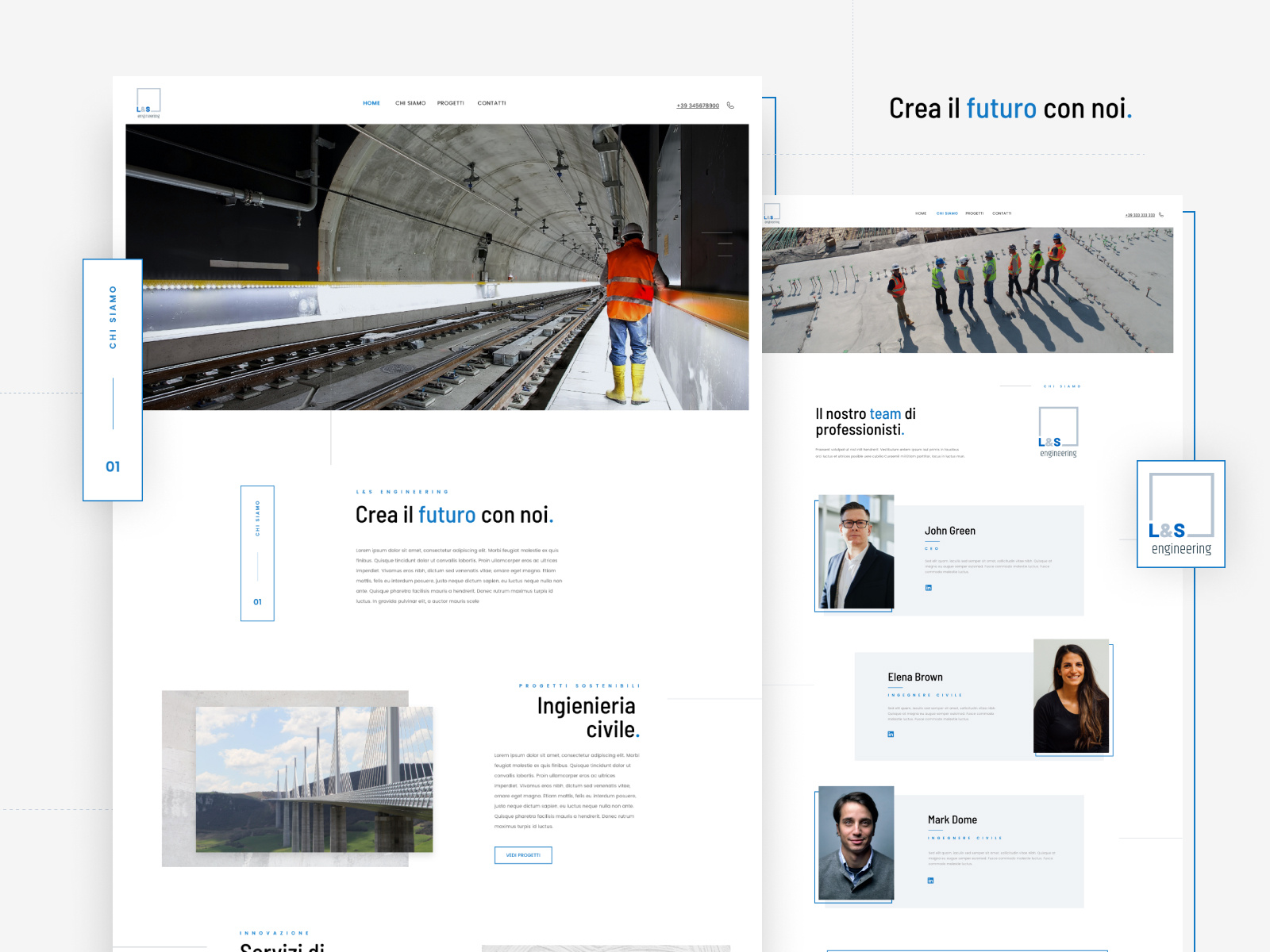 Engineering website 👷🏼 business desktop engineering engineering website ui ui design web design