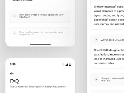 FAQ Screen Mobile UI Design | Card UI Design | Accordion Card UI accordion card accordion design accordion screen design accordion ui design card design card screen design card ui design categories ui design clean faq page mobile app ui design modern ui design