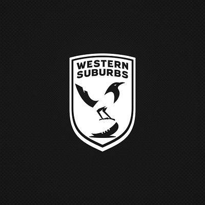 Western Suburbs Magpies branding logo magpies suburbs western