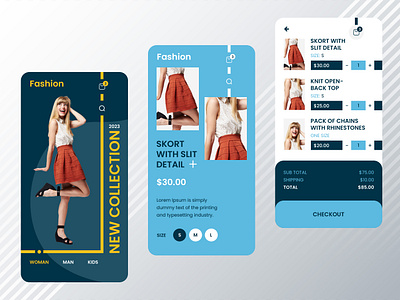 Fashion eCommerce App Design UI app design ecommerce app ui design ecommerce fashion app ecommerce ui fashion ecommerce mobile app mobile app design ui ui design