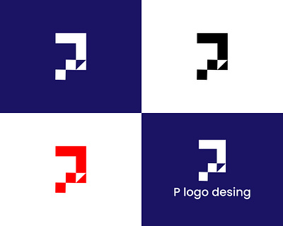 P logo desing 3d animation branding design graphic design illustration logo motion graphics ui vector