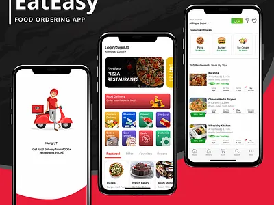 EatEasy | Food Delivering App Via iOS App Development. food delivery app ios app development services mobile app development