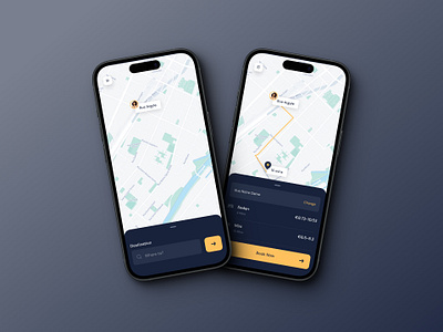 Cab booking mobile app app cab graphic design ios mobile mobile design taxi ui ux uxdesign