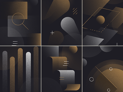 RND Agency — Interface Illustrations abstract art clean design gradient graphic design illustration illustrations interface illustration line art minimal product illustration visual visual art website illustration