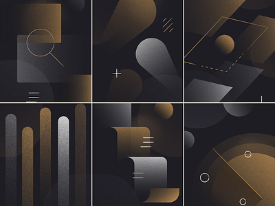 RND Agency — Interface Illustrations abstract art clean design gradient graphic design illustration illustrations interface illustration line art minimal product illustration visual visual art website illustration