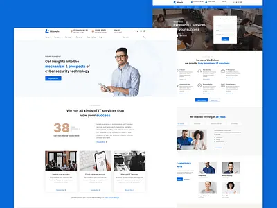 React Gatsby Technology & Blog Template - Mitech bootstrap clean fashion furniture html5 modern responsive startups service