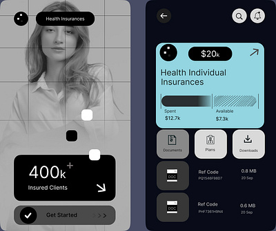 HEALTH SERVICE APP REDESIGN ui