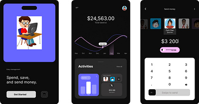 MONEY MANAGEMENT APP REDESIGN ui