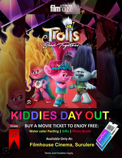 Movie Flier Design branding graphic design