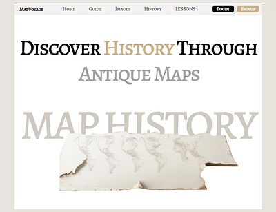 Map History ai animation beige branding design dribble gold graphic design history illustration logo mobile ux motion graphics navigation trending ui ux vector web design