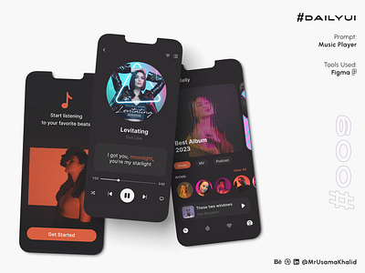 Music Player #DailyUI ui