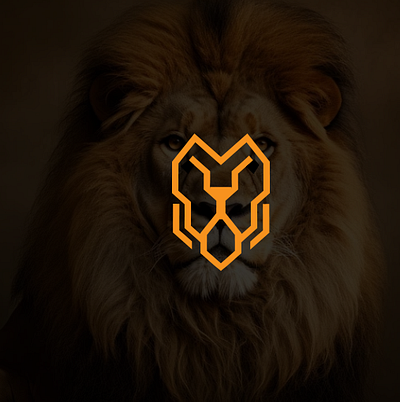 LION LOGO animal brand king lion logo mark symbol
