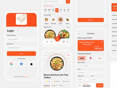 Catering Service Mobile app UI design app ayanalif branding catering app catering service app design figma design food app food delivery app food service app graphic design illustration landing page logo mobile app mobile app ui ui ui design web ui