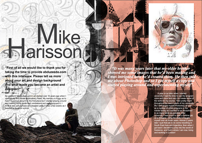Magazine Spreads design graphic design logo magazine magazine spreads